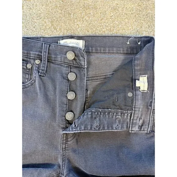 Madewell Jeans Womens Size 27 Black Wash Cali Demi-Boot Jeans Denim E151 - Picture 4 of 16